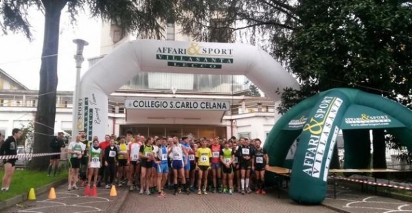 Partenza della Staffetta AIDO Run di Caprino (Foto SportdiMontagna)