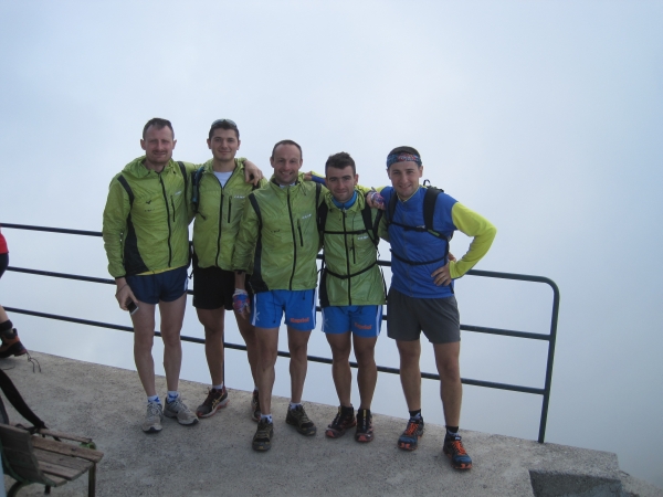 I Falchi al Rifugio Brioschi durante la ricognizione della ZacUP