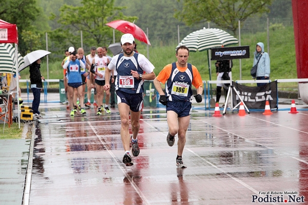 Luca e Sergio al via della Double Classic (Foto Podisti.net)