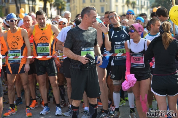 Tadd (con Linus) alla Lago Maggiore Half Marathon