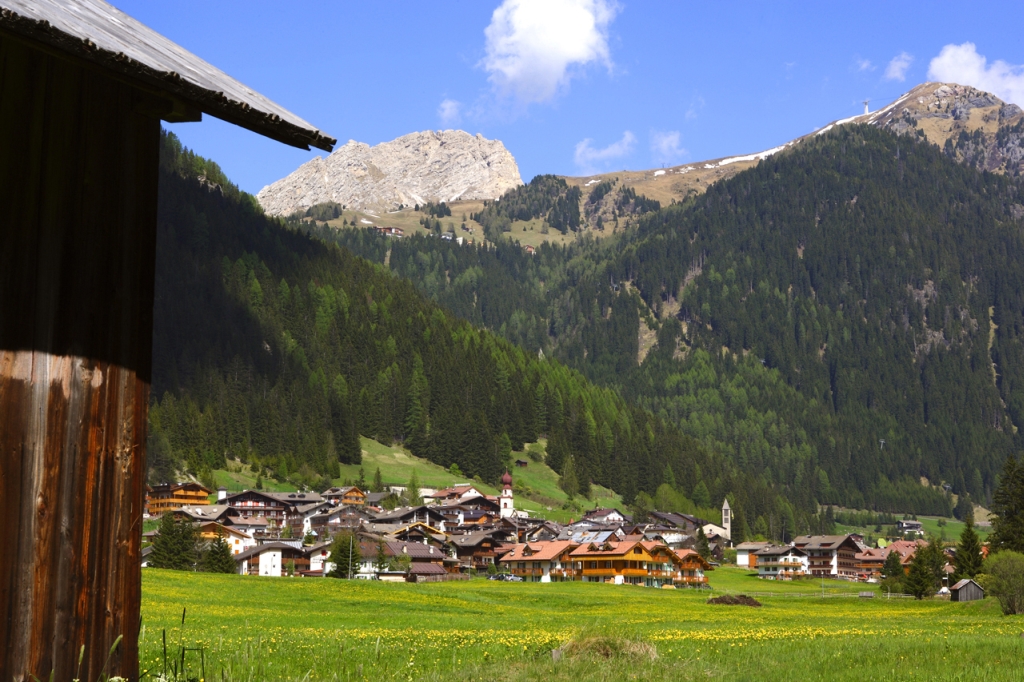 Uno scorcio della Val di Fassa