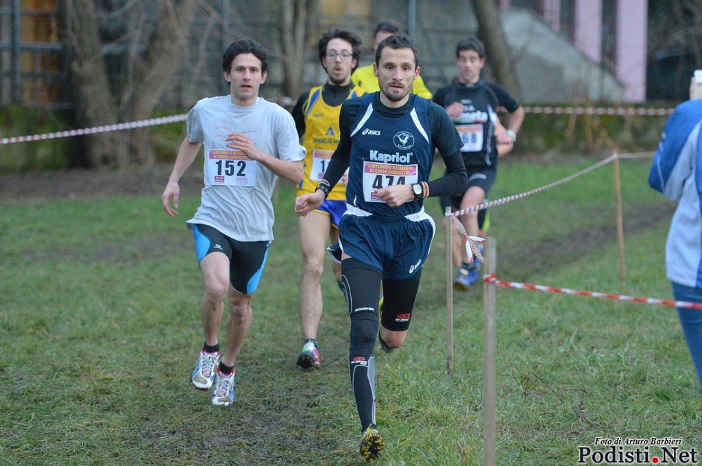 Luca Merighi in azione a Cantù (Foto di Podisti.net)