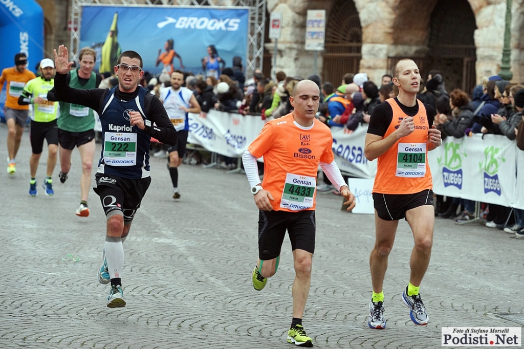 Taddeo all'arrivo della Mezza di Verona (Foto di Podisti.net)