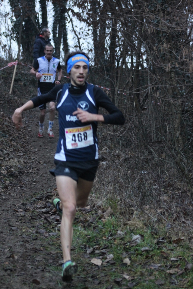 Paolino Bonanomi in azione nella prova di Oggiono del Brianzolo (Foto Podisti.net)