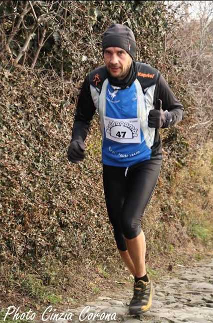 Stefano Casati in azione allo Scaldagambe Winter Trail (Foto di Cinzia Corona)