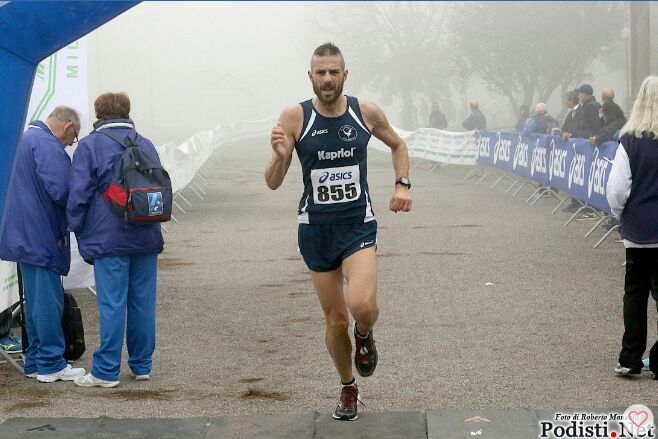 Paolo Beria al Trofeo Montestella di Milano (foto Podisti.net)