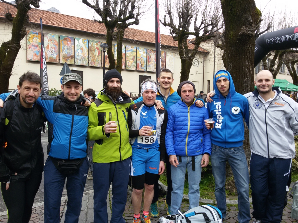 Alcuni dei Falchi presenti alla Galbiate San Genesio Run