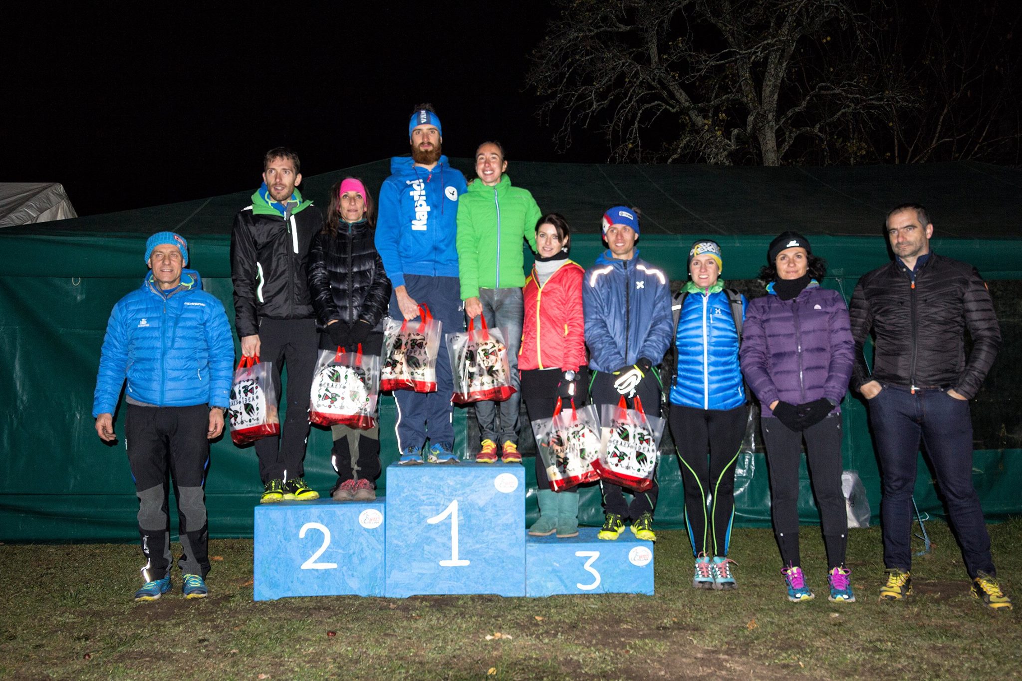 Eros sul primo gradino del podio dell'Arz-Up e del circuito GoinUp (foto SportdiMontagna)