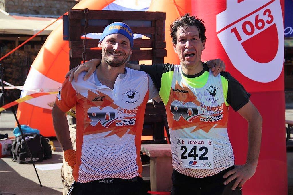 Ugo e Luca, 1° e 2° nel trail corto