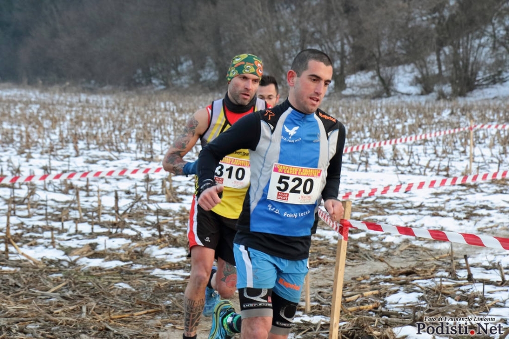 Taddeo in gara alla prova di Oggiono del Campionato Brianzolo (foto Podisti.net)