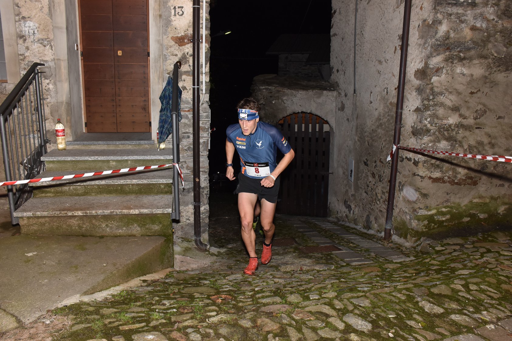 Lorenzo Beltrami in azione nella ArzUp (FOTORUN Valtellina)