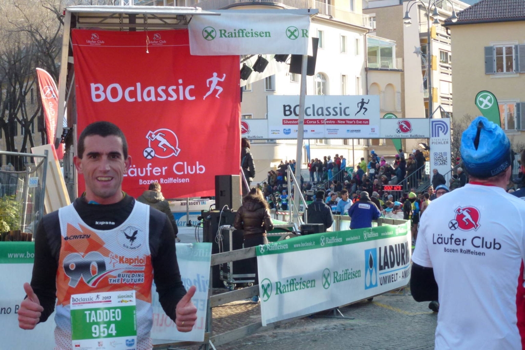 Taddeo all'arrivo della BOclassic