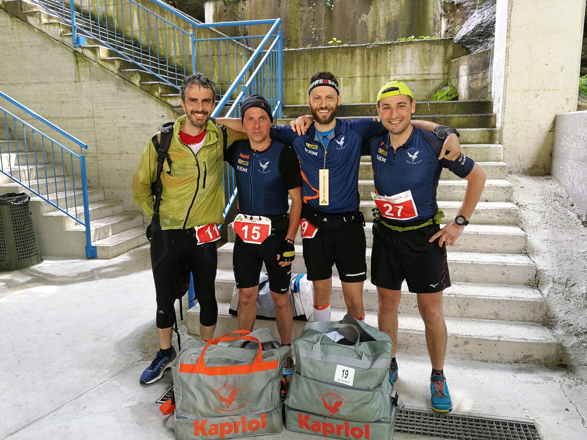 Alcuni Falchi al Val Bregaglia Trail