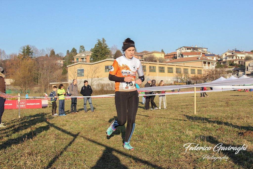 Silvia in azione a Briosco (foto Podisti.net)