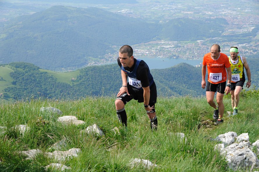 Taddeo in azione al Bronzone Trail