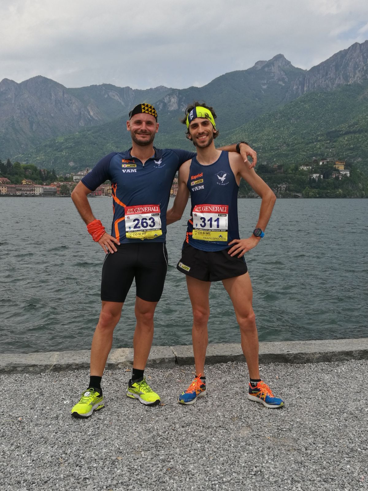 Ugo e Paolino alla 10 km del Manzoni