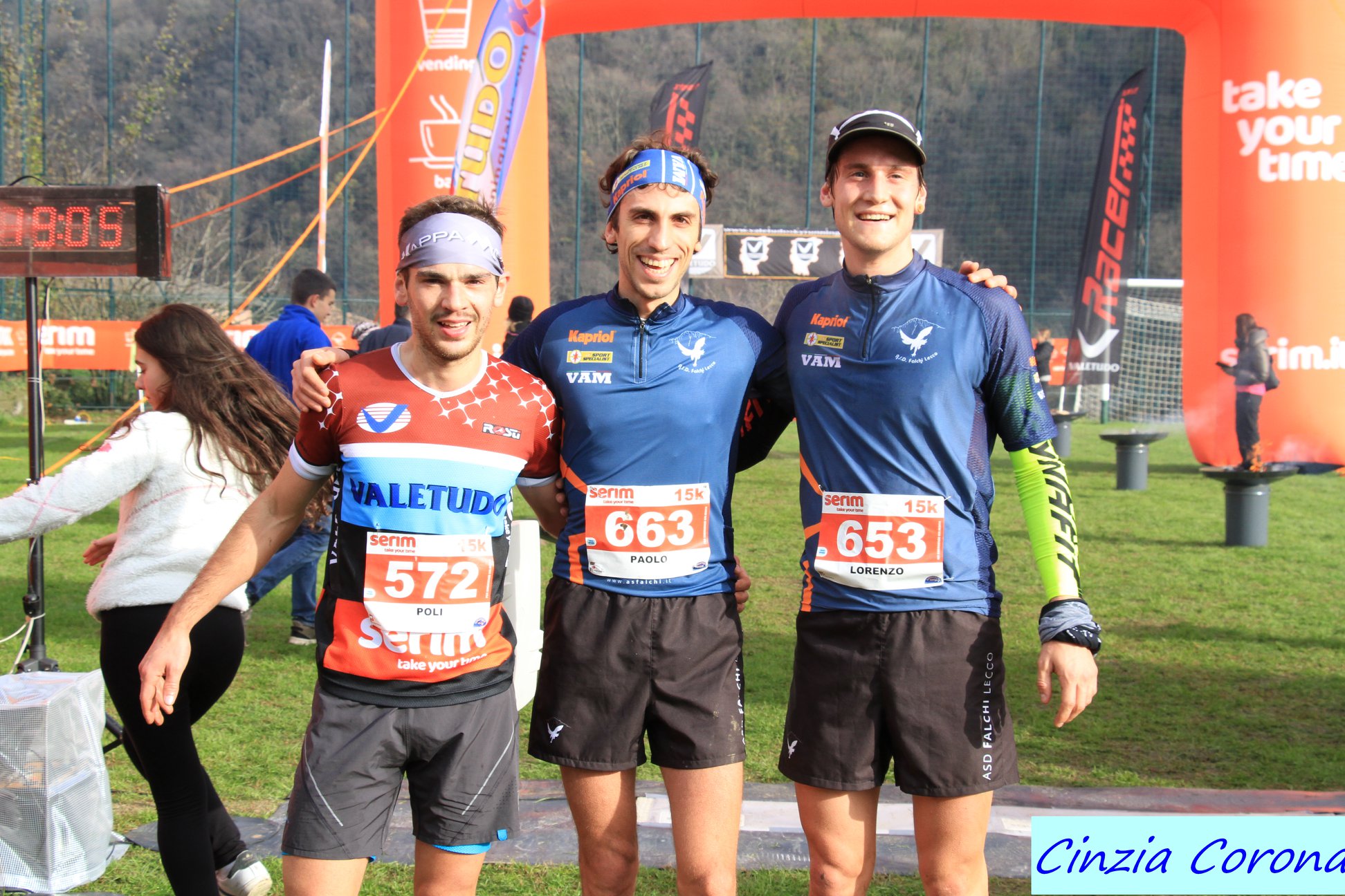 Paolino e Lorenzo, primo e secondo al Pico Trail 15 km (Foto Cinzia Corona)