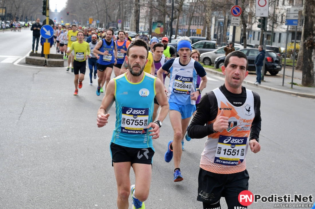 Taddeo alla Stramilano (foto Podisti.net)