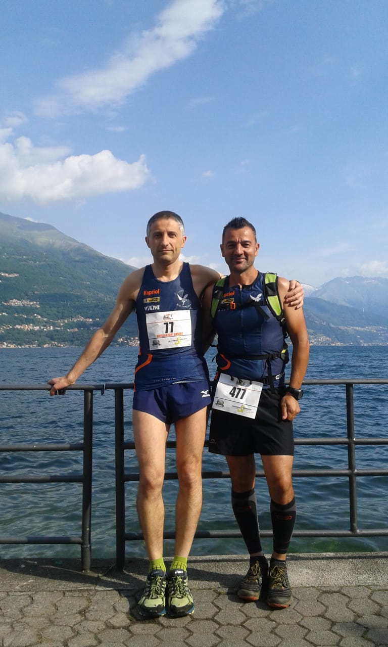 Davide e Alessandro al Trail del Viandante