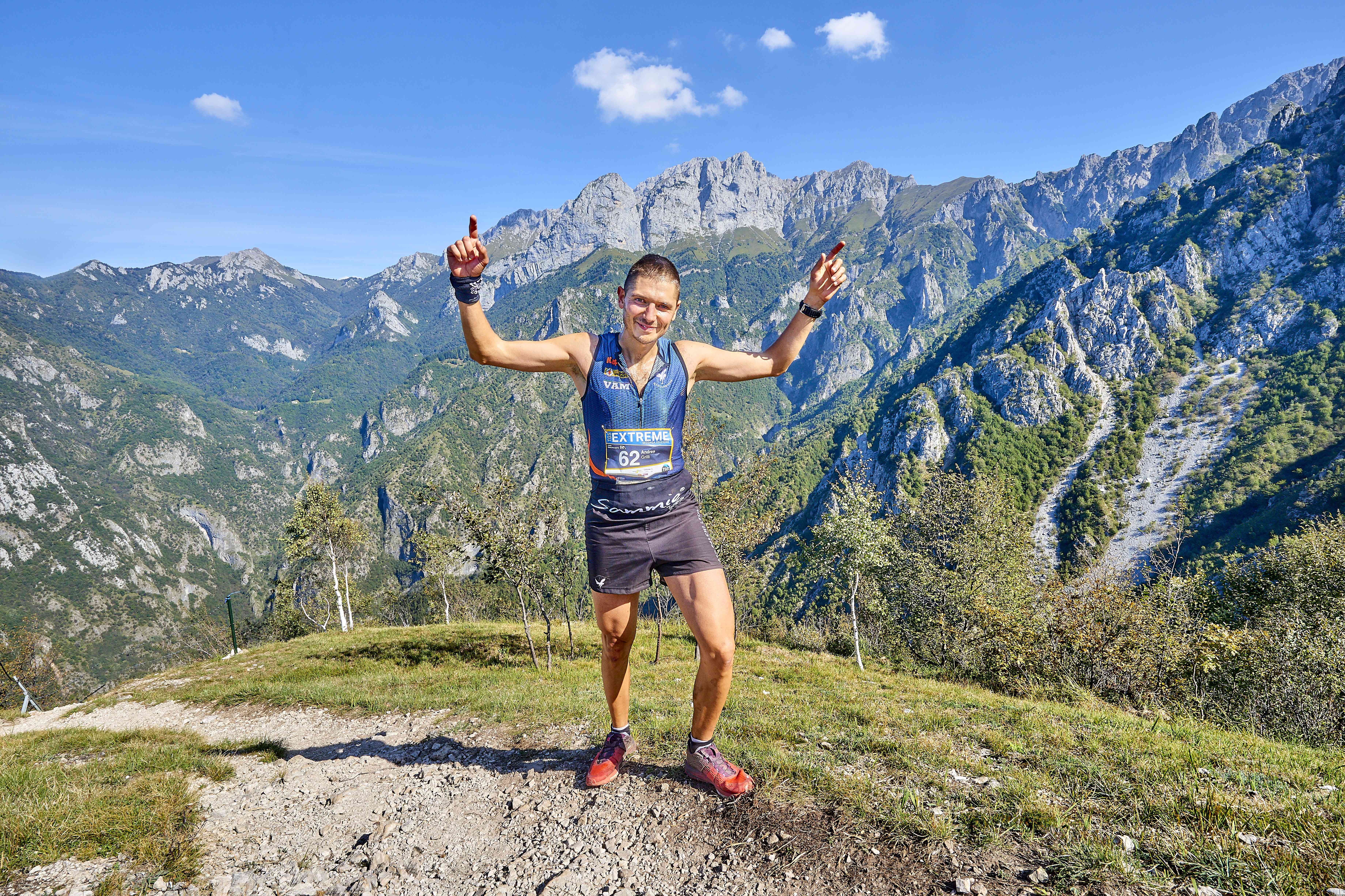 Andrea al Trail Grigne Sud 2018 (Foto Alberto Locatelli)