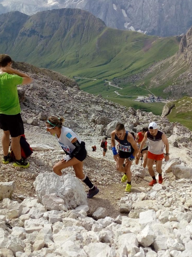 Davide Dendi Perego alla DoloMyths Run Skyrace