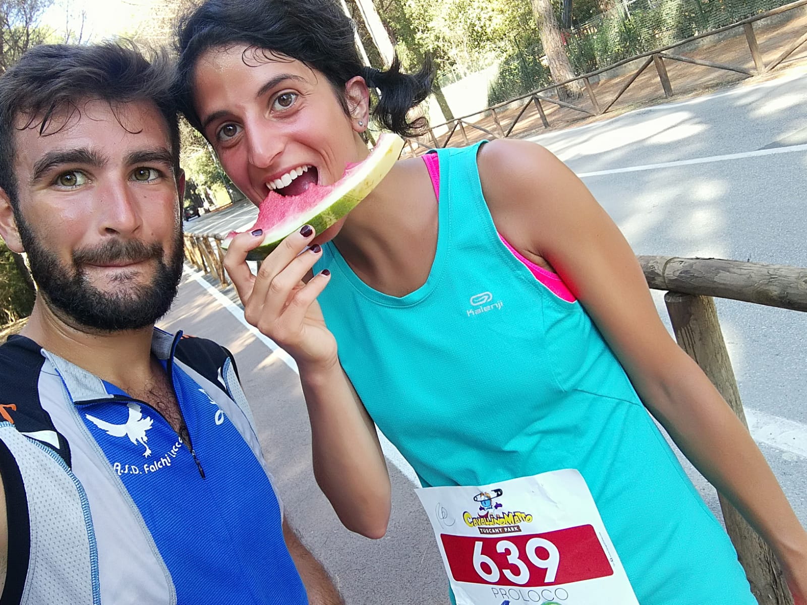 Alessio e Marta alla Marcetta di Ferragosto