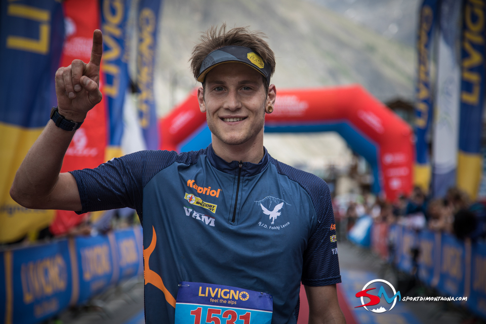 Lorenzo Beltrami, 1° alla Livigno K17 (Foto M. Torri)