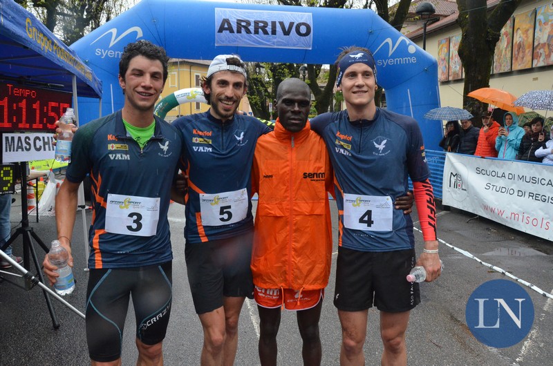 Tris di Falchi alle spalle di Simukeka alla Monte Barro Running