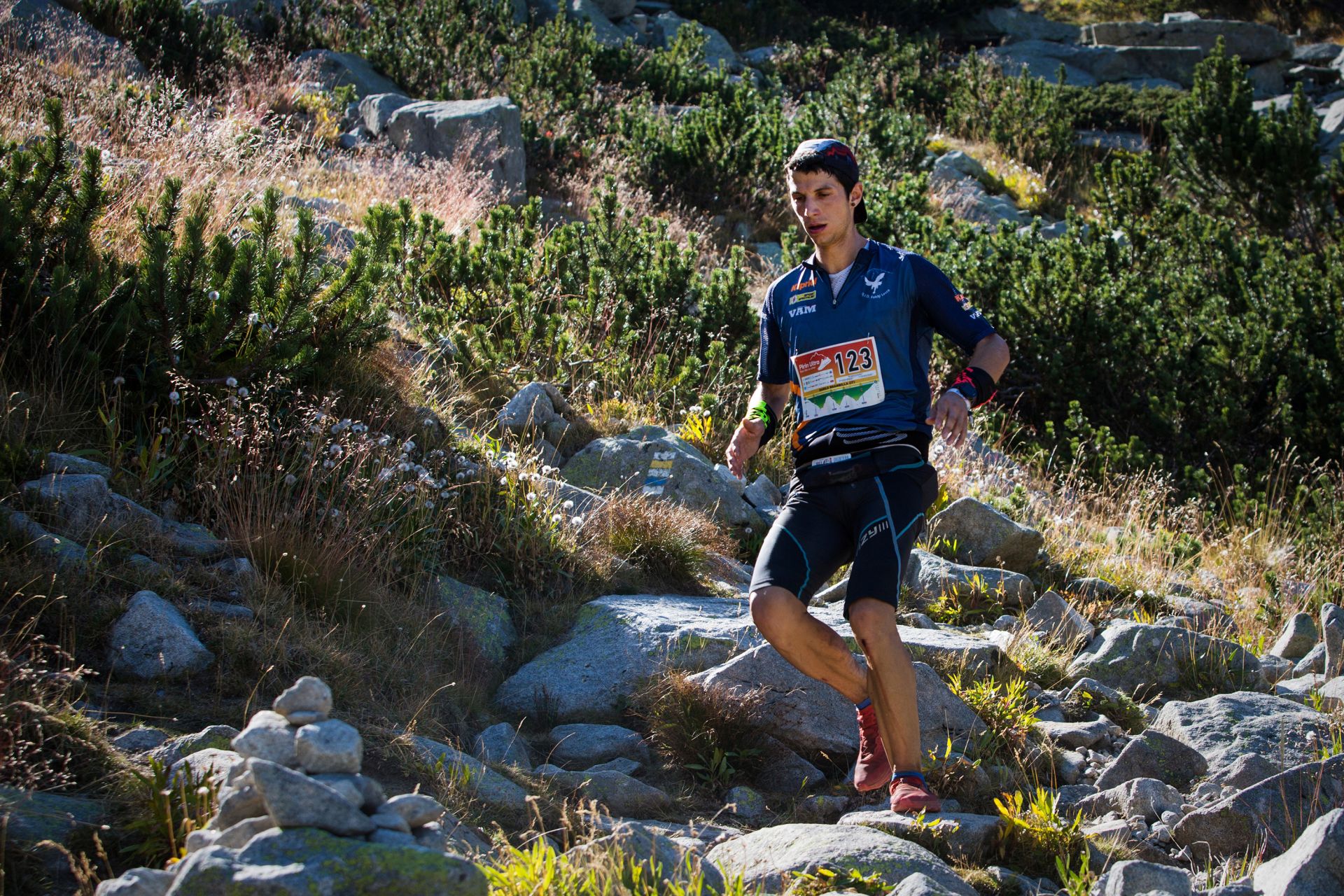 Danilo in azione nella Pirin Ultra Skyrace