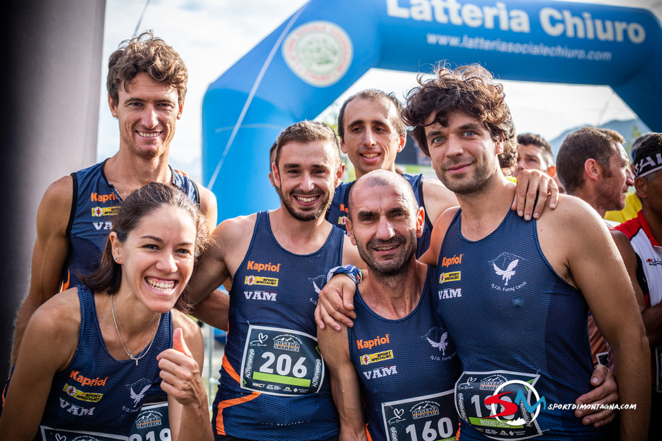 Gli altri Falchi prima della partenza (Foto SportdiMontagna)