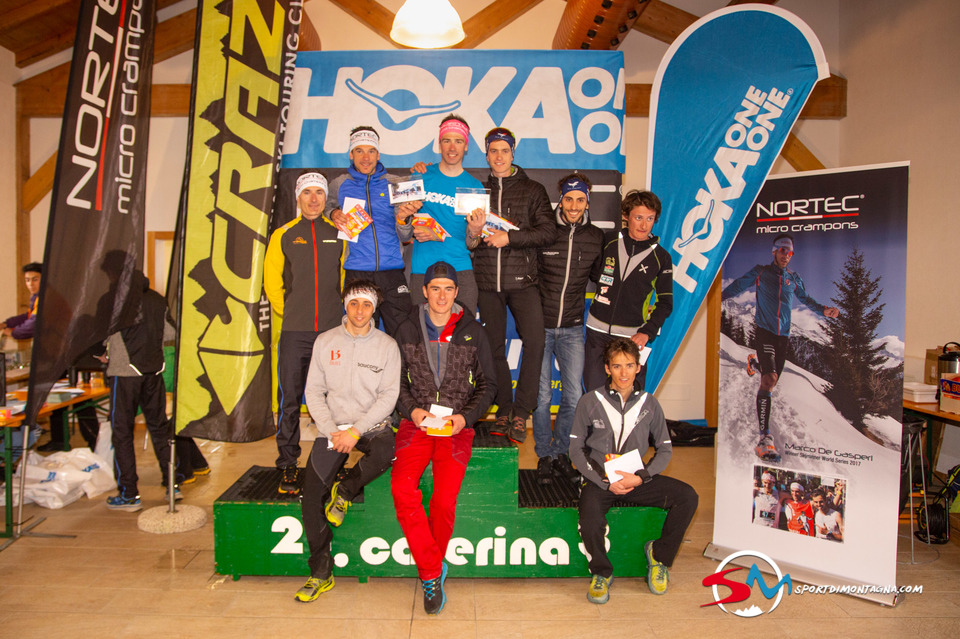 Falchi sul podio al Santa Caterina Winter Trail