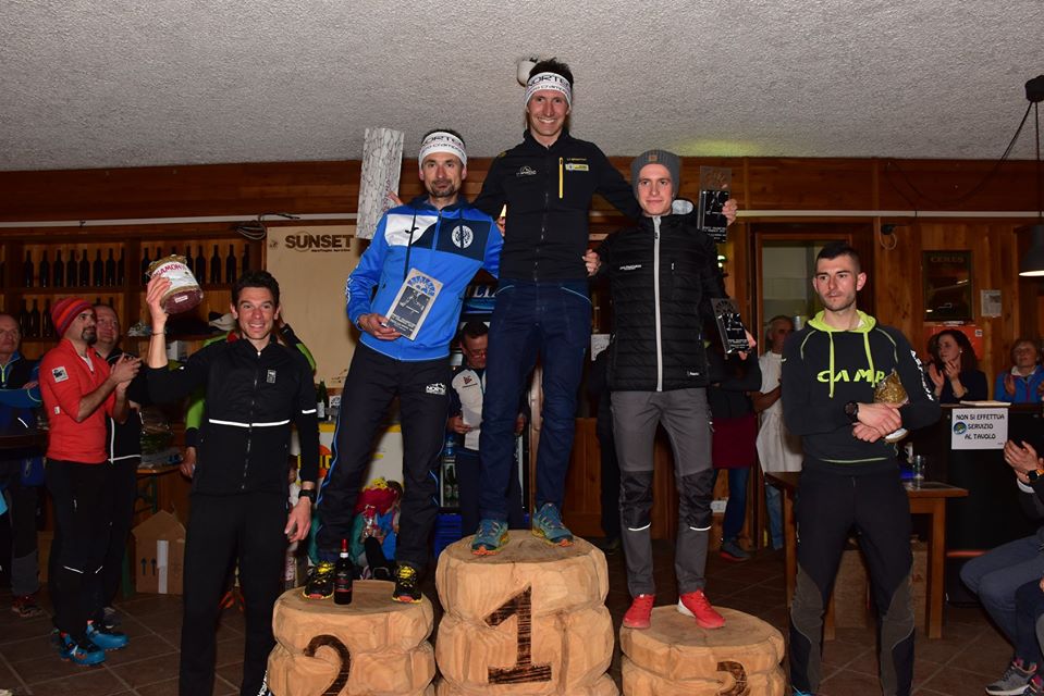 Del Pero 3° alla Teglio Sunset Winter Run (Foto Davide Vaninetti)