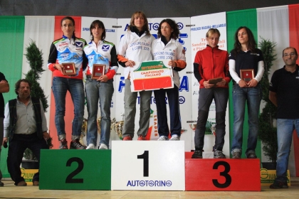 Podio femminile Campionato Italiano (da Pizzoscalino.com)