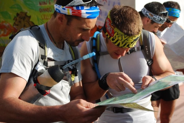 Crippa e Bana alla partenza del Raid Avventura Valcava (Foto di Mario Ruggiero)