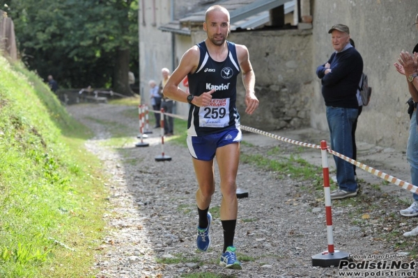 Giordano alla Cittiglio-Vararo (foto Podisti.net)